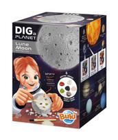 Kasinėjimo rinkinys Buki France Dig A Planet Moon, pilka sp.