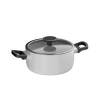 Puodas BergHOFF Glints Spirit, 20 cm, 2.8 l, balta sp.
