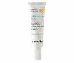 Veido fluidas Sensilis Photocorrection HA 50+ Color Moisturizing Anti-Wrinkle, 50 ml, SPF 50+