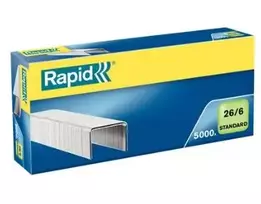 Sąsagos „Rapid Staples“ 26x6 STD, 5000 vnt. (24861800)