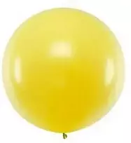 Balionas 1m skersmens geltonas