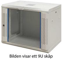 19” Komutacinė spinta TOTEN, System Z, 6U, 600x600, stiklinės durys , balta / ZS66066000 / 19-Z6606V