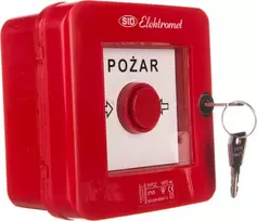 Elektromet Rankinė priešgaisrinė signalizacija su užraktu 2Z 2R 12A IP55 WPZ-4s 921462
