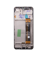 Dėklas LCD ekranas + jutiklinis blokas + priekinis dangtelis Samsung A236 Galaxy A23 5G Juodas (servisų paketas)