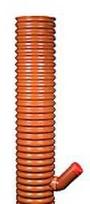 Nordisk Wavin Latakų šulinys 425–110 mm – su vandens sifonu, 70 litrų. Wavin