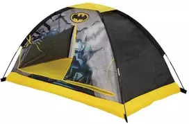 Mv Sports Vaikiška palapinė „Batman Dream“ su pripučiamu čiužiniu ir šviesomis