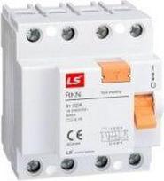 LSiS Diferencinis srovės perjungiklis 4P 40A 0,03A (AC RKN- 4P- 40A / 30mA) (06240019R0)