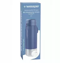 Gertuvė „Wessper B2“ nerūdijančio plieno „Actitex™“ filtro butelis, 700 ml, mėlynas (WES276-700-BL_K)