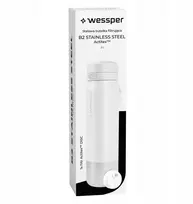Gertuvė „Wessper B2“ nerūdijančio plieno „Actitex™“ filtro butelis, 1000 ml, baltas (WES276-1000-WH_K)