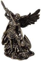 Hobilt Arkangelo Mykolo statulėlė kovoje su drakonu, polirezinas, 13,5 cm