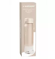 Gertuvė Wessper Filtravimo butelis B2 TRITAN Actitex™ 1000 ml smėlio spalvos (WES273-1000-BG_K)