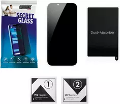 „GrizzGlass SecretGlass“ matinis privatumo stiklas, skirtas „Realme 14T“