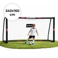 Futbolo vartai su tinklu 240x160x85 cm, MOVEPRO
