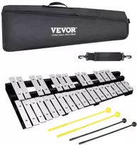30 Natų Glockenspiel Xylofonas, Mušamieji, Lazdelės, Dėklas, Melodijų Instrumentai, Perkusija, Vaikams, Pradedantiesiems