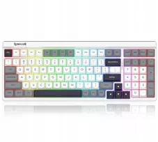 Klaviatūra Redragon Garen Pro K656WGB-RGB-PRO Wireless Gray