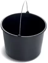 Prosperplast Plastikinis kibiras, su rankena, juodos sp., 5 l