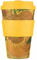 Kavos puodelis išsinešimui Ecoffee Cup* Van Gogo muziejus Saulėgrąžos 400ml - Saulėgrąžos