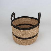 Pintas krepšys su rankenomis S/Ø40xH28cm Natural