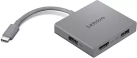 HUB USB Lenovo LENOVO USB-C 4 in 1 travel hub Gen2 juoda