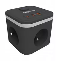 Fellowes Power cube, TYP E, juoda