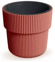 Prosperplast Plastikinis vazonas MILLY, su įdėklu, vario sp., 30 x 28,5 cm