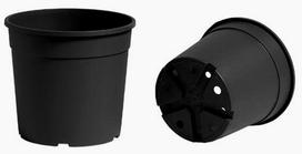 Nicoli 1,3l vazonas CONTAINER IME 14cm juodas