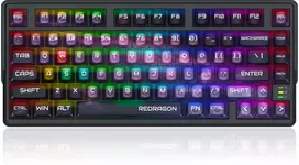 Klaviatūra žaidimams Redragon Bartlett Magnetic Redragon Next-GEN UltraMag belaidė magnetyczna su pašvietimu juoda