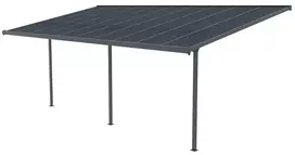 Terasos stoginė ATLANTA 6x3 m, Cold Pilkas