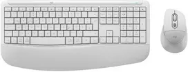 Klaviatūra LOGITECH Signature Comfort Plus MK880 Belaidis rinkinys - OFF-Baltas - US INT'L - BT - INTNL - 973