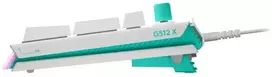 LOGITECH G512 X 98 Klaviatūra su laidu žaidimams - Baltas - US INT'L - USB - EMEA28i - 935 - TACTILE