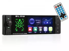 Automagnetola BLOW CAR Radijas SPIDER 4IN RDS RGB