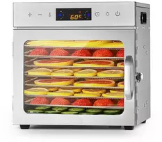 Vaisių ir maisto džiovyklė 400 W, 8 padėklų, nerūdijančio plieno