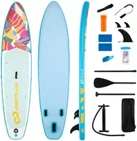 Promotions Pripučiamas stovimas irklentės lenta 335x76.2x15.2 cm Mėlyna