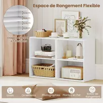 Promotions Knygų lentyna 42x29.5x53.5 cm Balta Reguliuojama lentyna