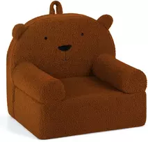 Promotions Vaikiška sofa 51x40x46 cm Ruda fliso medžiaga