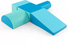 Promotions Minkštų statybinių blokų rinkinys 41x40x21 cm daugiak spalvių PU medžiaga
