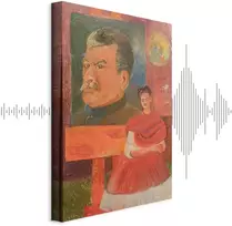 Paveikslas Frida Kahlo - Autoportretas su Stalinu