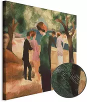 Paveikslas August Macke - Moteris žaliu švarku