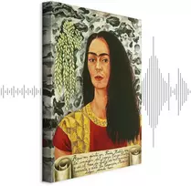 Paveikslas Frida Kahlo - Autoportretas palaidais plaukais