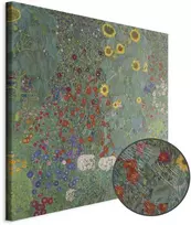 Paveikslas Gustav Klimt - Ūkio sodas su saulėgrąžomis