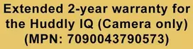 Ext. 2-yr warr. Huddly IQ (Camera only)