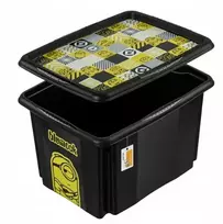 Keeeper Kaste ar vaku 30L Karolina "Minions Mosaic" 45x35x27cm melna ()