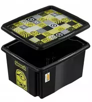 Keeeper Kaste ar vaku 15L Karolina "Minions Mosaic" 38x29 5x20 5cm melna ()