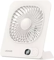 USAMS Balta magnetinis stalo ventiliatorius