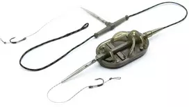 Sistema FRY Standard Method Arc Flat XL Rig on Leadcore 2 Hooks 40-60g