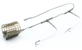 Sistema dugninei žūklei FRY Feeder Sport Rig on Leadcore 2 Hooks 40-60g