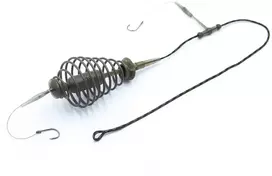 Sistema dugninei žūklei FRY Cone Rig on Leadcore 2 Hooks 30-50g