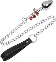 Analinis kaištis su grandinėle Diamond Anal Chain Plug, 28 mm