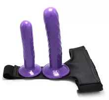 Dirželis ant dildo Double Dildo