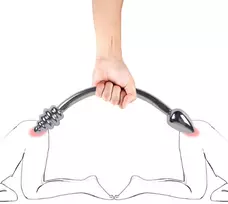 Dvigubas analinis dildo